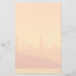 Papeterie Coucher du soleil lumineux de San Francisco