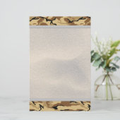 Papeterie Couleur Camo de désert avec l'arrière - plan de (Debout devant)