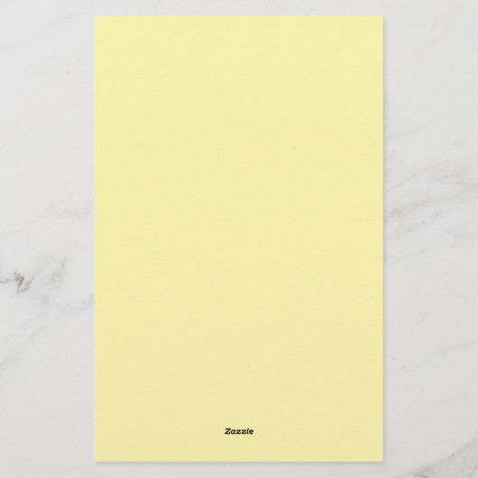 Papeterie Couleur crème créative classique tendance (Dos)