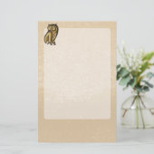 Papeterie Couleur du symbole de hibou (Debout devant)