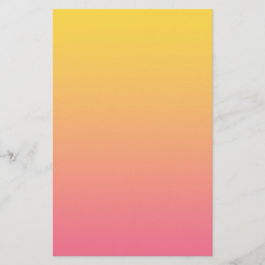 Papeterie Couleur Rose Jaune (Devant)