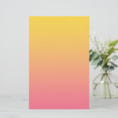 Papeterie Couleur Rose Jaune (Debout devant)