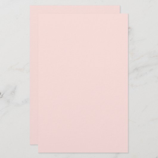 Papeterie Couleur solide Rose (Devant / Derrière)