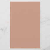 Papeterie Couleur solide rose Tan (Dos)