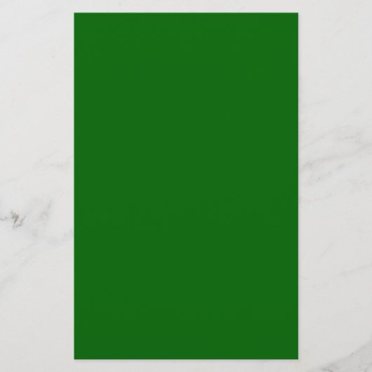 Papeterie Couleur solide verte de Noël (Devant)
