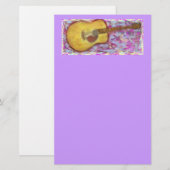 Papeterie Couleurs de guitare acoustique (Devant / Derrière)