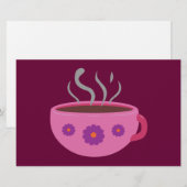 Papeterie Coupe chaude de café (Devant / Derrière)