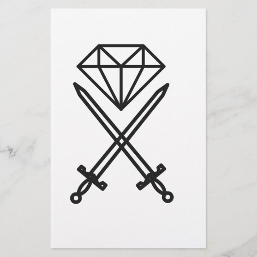 Papeterie Coupe de diamant (Devant)