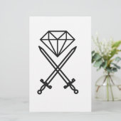 Papeterie Coupe de diamant (Debout devant)