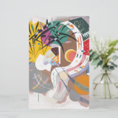 Papeterie Courbe dominante abstraite de Kandinsky (Debout devant)