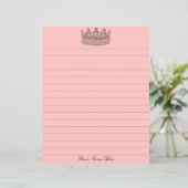 Papeterie Couronne rose (Debout devant)
