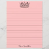 Papeterie Couronne rose (Devant)