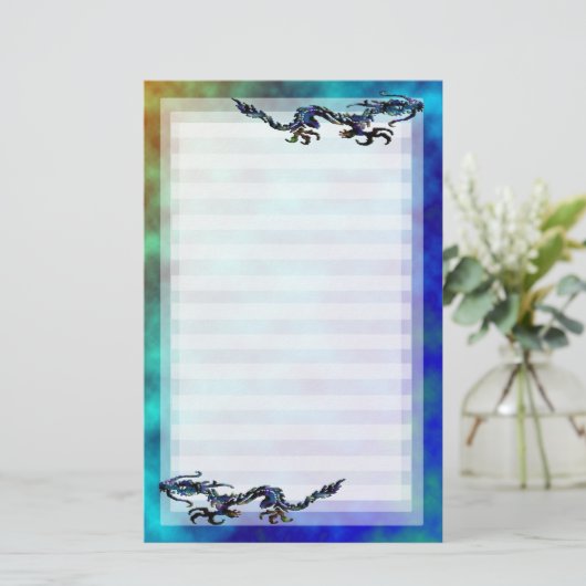 Papeterie Course de dragon (Debout devant)