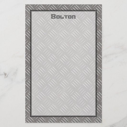 Papeterie Coutume en aluminium de relief de regard en métal (Devant)