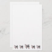 Papeterie Cow Design (Devant / Derrière)