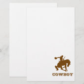 Papeterie Cowboy (Devant / Derrière)