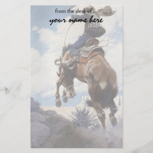 Papeterie Cowboys occidentaux vintages, s'opposant par OR