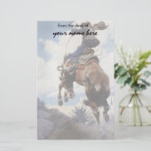 Papeterie Cowboys occidentaux vintages, s'opposant par OR (Debout devant)