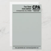 Papeterie CPA fixe (Devant / Derrière)