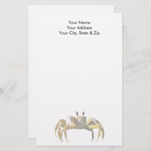 Papeterie Crabe (Devant / Derrière)