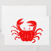 Papeterie Crabe de rivière (Devant / Derrière)