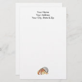 Papeterie Crabe hermite (Devant / Derrière)