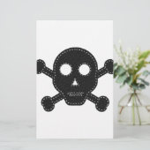 Papeterie Crâne à flancs noirs (Debout devant)