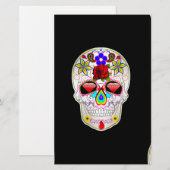 Papeterie crâne à sucre (Devant / Derrière)