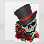 Papeterie Crâne de gentilhomme (Devant / Derrière)