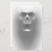 Papeterie crâne effrayant (Devant / Derrière)