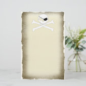 Papeterie Crâne et os croisés (Debout devant)