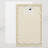 Papeterie Crâne et os croisés (Devant / Derrière)