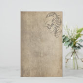 Papeterie Crâne gothique (Debout devant)