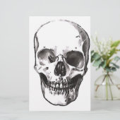 Papeterie Crâne noir et blanc (Debout devant)