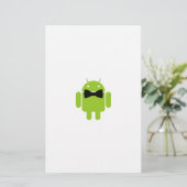Papeterie Cravate Formelle Bow Android Robot Icon (Debout devant)
