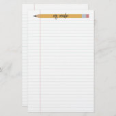 Papeterie Crayon et papier Papier Stationery (Devant / Derrière)