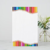 Papeterie Crayons colorés (Debout devant)