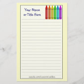 Papeterie Crayons stationnaires (Devant)