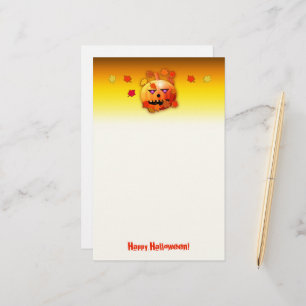 Papeterie Crazy Halloween Citrouille