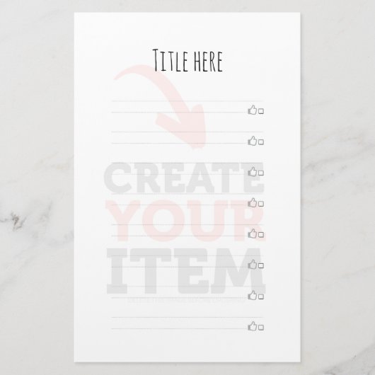 Papeterie CREATE-YOUR-OWN do-it-yourself Personnaliser téléc (Devant)