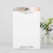 Papeterie Creative Black Blanc Moderne Simple Modèle (Debout devant)