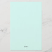 Papeterie Créature de la fée mauve de sirène (Dos)