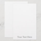 Papeterie Créer votre propre papier à lettres (Devant / Derrière)