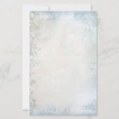 Papeterie Créez vos propres oeillets blancs shabby chic (Dos)