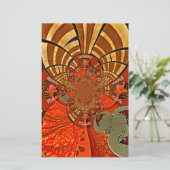 Papeterie Créez votre propre Giraffe africaine unique design (Debout devant)