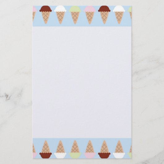 Papeterie Crème glacée stationnaire (Devant)