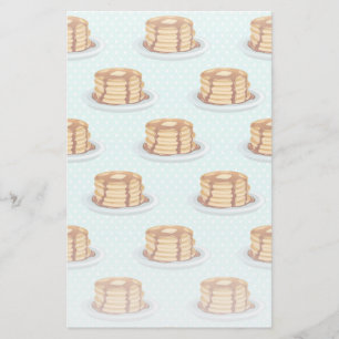 Papeterie Crêpes avec sirop d'érable et Motif Polkadot