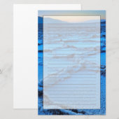 Papeterie crépuscule, Death Valley, la Californie (Devant / Derrière)