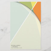 Papeterie Criss Cross Geometry Motif de style (Devant)