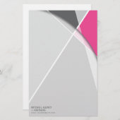 Papeterie Criss Cross Geometry Motif de style (Devant / Derrière)